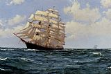 Montague Dawson Under Sail painting